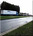 Nagel-Group lorry, Malpas, Newport