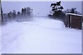 Failand - B3128 Clevedon Road in a blizzard