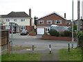 Tolladine Road from a public footpath