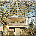 TL9175 : Sapiston village sign by Adrian S Pye