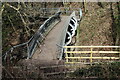 Cycle bridge, River Rhymney, Bargoed Woodland Park