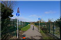 Foot and cycle path north of Barrowby Road, Grantham