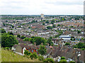 View south from Great Lines, Chatham, 2012