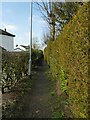 Public footpath off Larkfield Lane