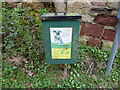 Dog poo bag bin at Clive