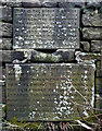 Water supply plaques, Old Town Mill Road, Old Town