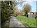 Path along bank of Ifield Mill Pond, Gossops Green, Crawley