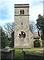 NZ0158 : Church tower of St John, Healey by Oliver Dixon
