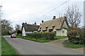 Meldreth: plaster and thatch on North End