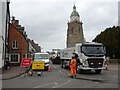 Roadworks in Upton-upon-Severn