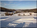 Fields in the snow - West Malvern