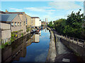 The Leeds and Liverpool Canal seen from Otley Road, Shipley