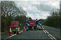 Road widening on the A361, North Devon