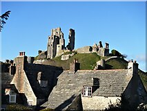 SY9582 : Corfe Castle features [2] by Michael Dibb
