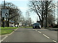 A4040 Wheelers Lane approaching Barn Lane island