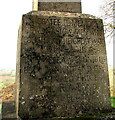 Dedication on Wonastow War Memorial, Monmouthshire