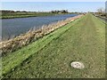 TL5681 : The finishing point of the 1944 University Boat Race near Ely by Richard Humphrey