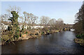 The River Aire seen from Cottingley Bridge