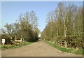 Footpath and farm track near New House Farm