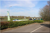 TL4947 : BP services by the A505, Pampisford by David Howard