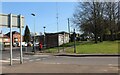 Closed public toilets on Market Hill, Royston