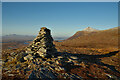 NC5527 : Large Cairn on Cnoc Sgriodain, Ben Klibreck, Sutherland by Andrew Tryon
