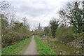 The Grantham Canal (disused) by the side of Blue Hill