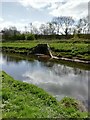 The outflow of Gatley Brook into the River Mersey, Manchester