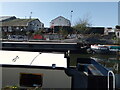 View of boats and graffiti on the River Lea #3