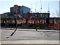 View of Ed Hicks street art on Westfield Avenue