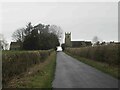 NZ0365 : Road to Church of St James, Newton Hall (Bywell) by Les Hull