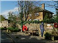 War memorial bench, Church Lane, Spofforth