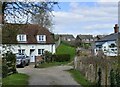 Grove Cottage on permissive byway, Oare