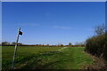 Footpath across Cow Common - from Aisby to Oasby