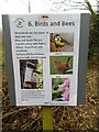 SP8901 : 6.Birds and Bees notice at Boug's Meadow by David Hillas