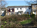 Houses on path off Seaford Road, Broadfield, Crawley