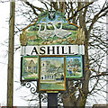 Ashill village sign (south face)