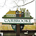 Carbrooke village sign