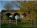 Old railway bridge behind Castle Farm