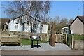 Peterstone village hall and information board