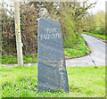 TF6205 : Stow Bardolph village "sign" by Adrian S Pye
