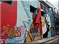 View of street art on Whitby Street #6