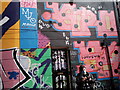 View of street art on a wall on Grimsby Street #7