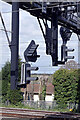 Signal gantry on the West Coast Main Line