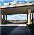 NS7961 : Motorway bridge at M8 junction 6 by Jim Smillie