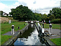 SO8690 : Hinksford Lock south of Swindon in Staffordshire by Roger  D Kidd
