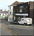 SWBC white van, Station Hill, Bridgend