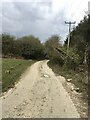 Track to Combe park farm