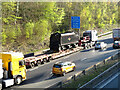 Steam locomotive tender on the M4