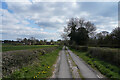 The lane to Kirk Langley